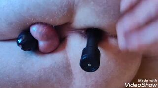 Prostate milkin and cumshot.