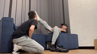 Socks fetish session