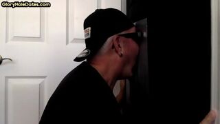 Mature DILF Slurping On Gloryhole Cock Till Mouth Spermed