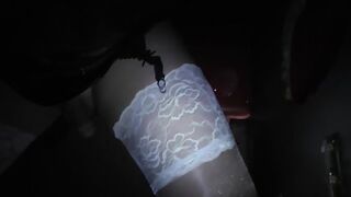 TV Swallows 3 Loads At A Gloryhole Booth