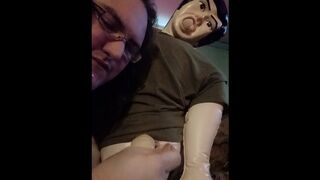 Sean playing with his gi.joe