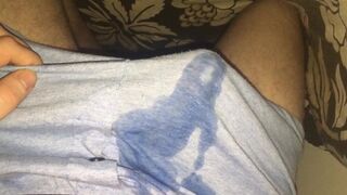 Jerking & Cumming in My Boxers before Bed ;p Cum Soaks Through!
