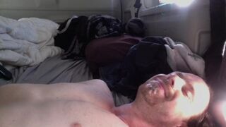 Auto-facial(lol pun intended) in backseat of car