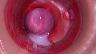 Super Cum in Vagina. Excellent Internal Camera. 4K