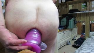 Huge Tunnel Plug expanding my ass