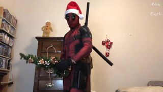 Deadpool Humps & Whacks Off X-mas Tree & Other Decorations