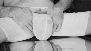 Gooning on My Big Siliconed Bulge Until I Popped a Load of Cum 210905