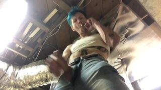 SMOKING AND LICKING MY OWN DICK/CUM