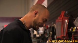Cumcontrolled Bound Gay Gets A Handjob