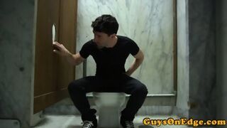 Cock Loving Studs Edging Suspended Guy