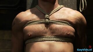 Hot Gay Bound And Cumshot