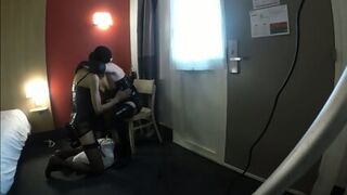 Docile Submissive Games With A TV CD